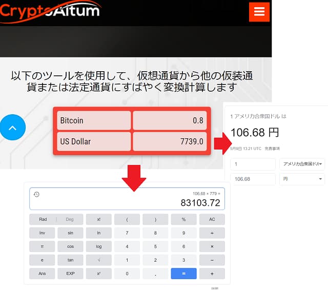 CryptoAltum(クリプトアルタム)の初回入金ボーナス上限